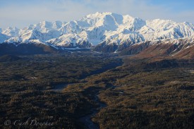 Mt. Cook and the Saint Elias Range.