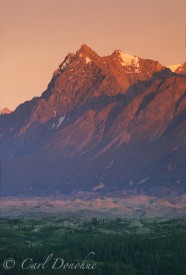 Unnamed peak near Chitina River, Wrangell-St. Elias National Park and Preserve, Alaska.
