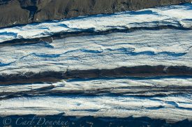Aerial view of Gates Glacier, near Kennicott.
